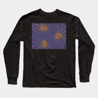 Golden Spirals Long Sleeve T-Shirt